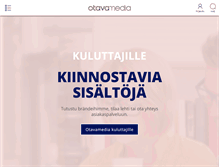 Tablet Screenshot of otavamedia.fi